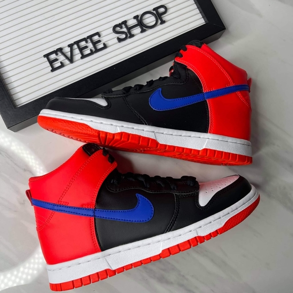 Nike Dunk High - Orange White Black Blue ๐งก๐ค๐ - Picture 3 of 4